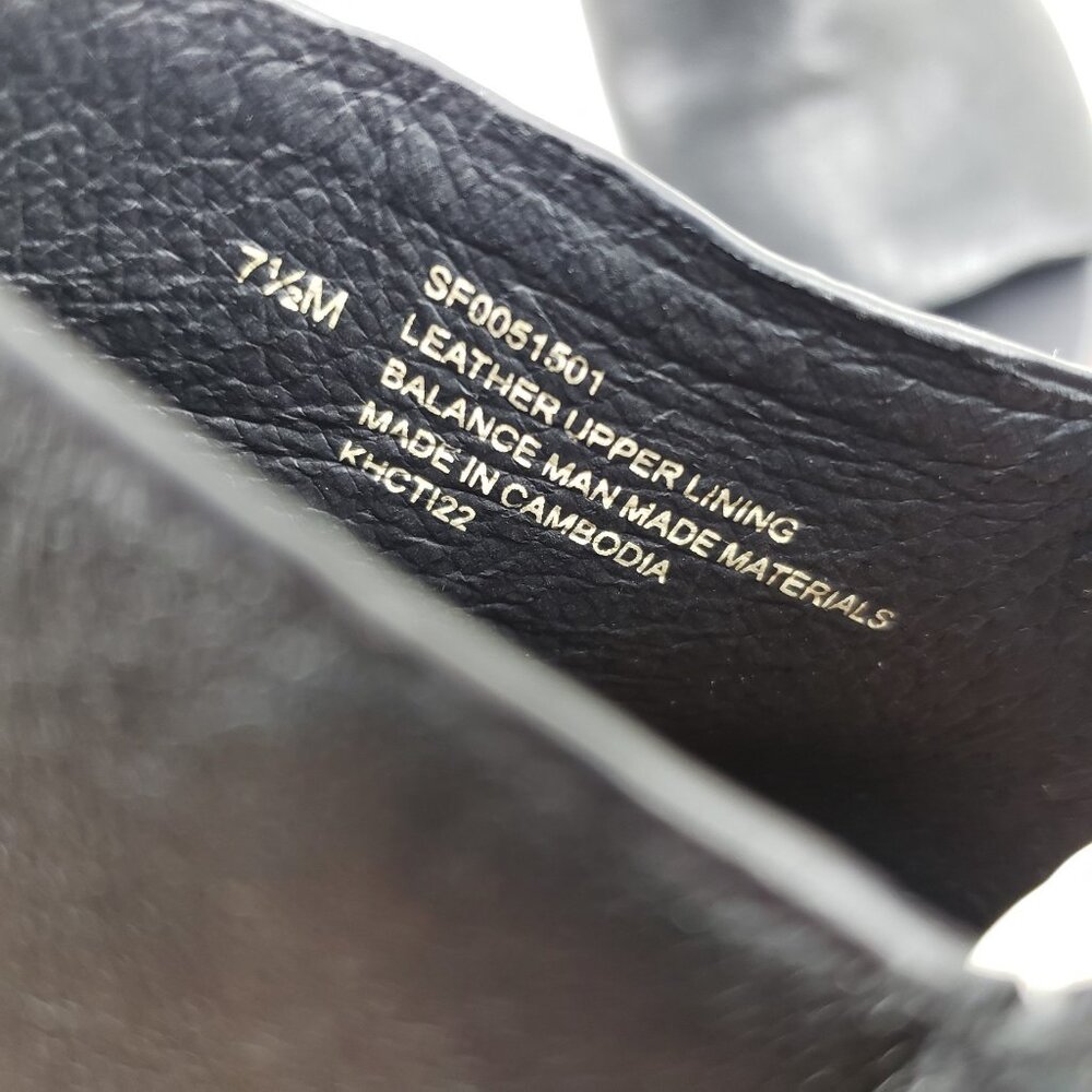 Sofft Carleigh Peep Toe Heel Womens 7.5 Black Leather Block Heel Zip Up Bootie - Picture 14 of 14